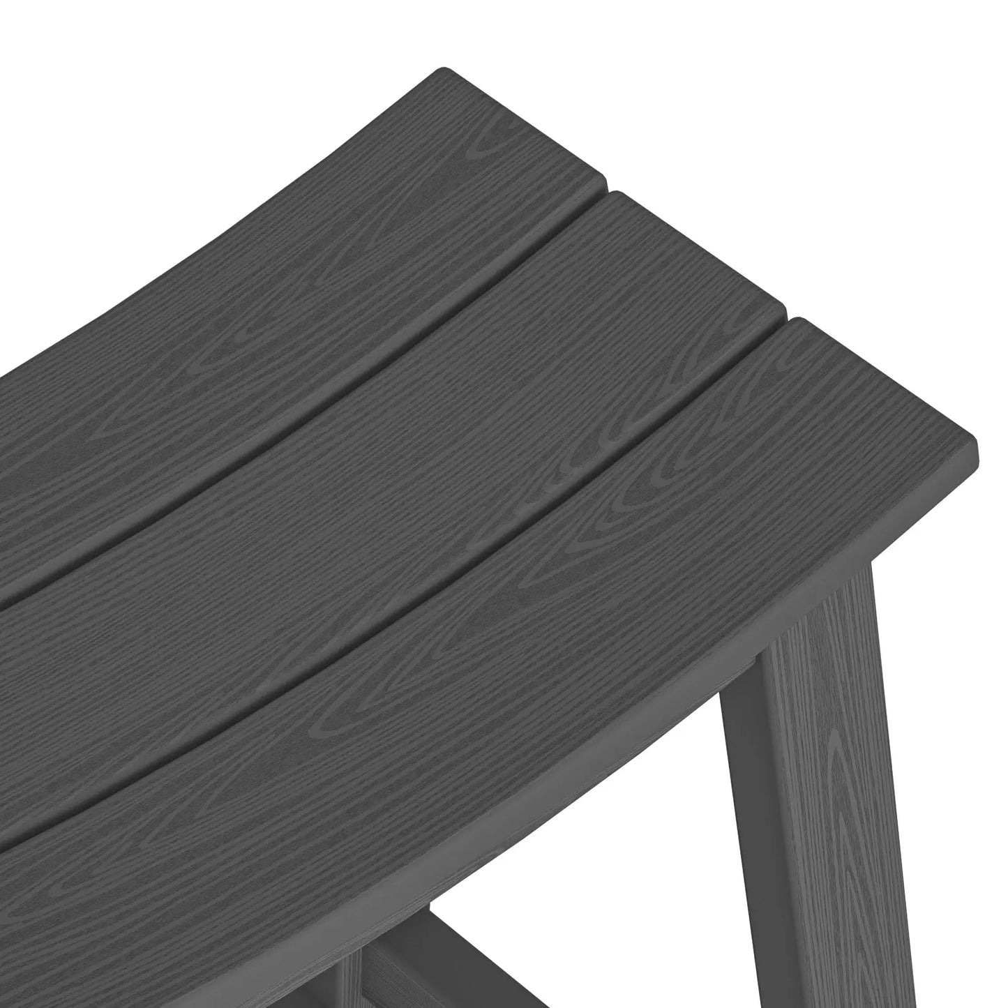 5-Piece HDPE Outdoor Bar Set – Patio Bar Table & 4 Stools, All-Weather Plawdlik Furniture