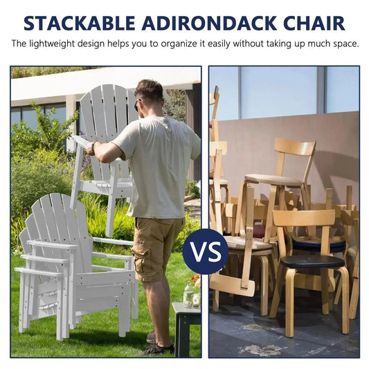 Stacking Adirondack Chairs: Top Benefits for Small Outdoor Spaces Plawdlik Furniture