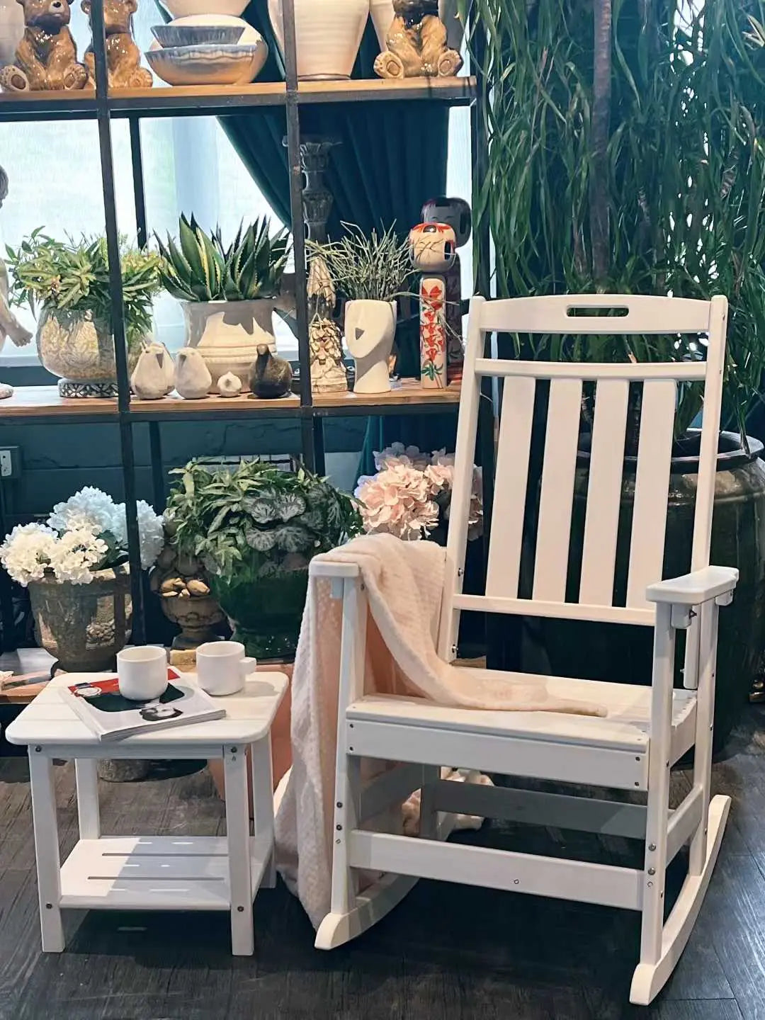 🌿 Rock Your Worries Away: The Ultimate Outdoor Rocking Chair for Modern Comfort - Plawdlik Furniture