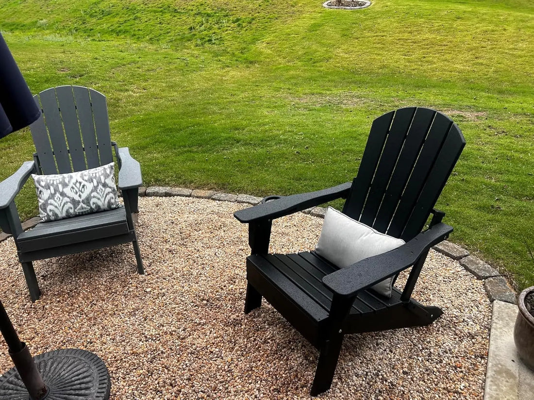 ✨ Gather in Style with a 4-Piece Adirondack Chair Set ✨ - Plawdlik Furniture