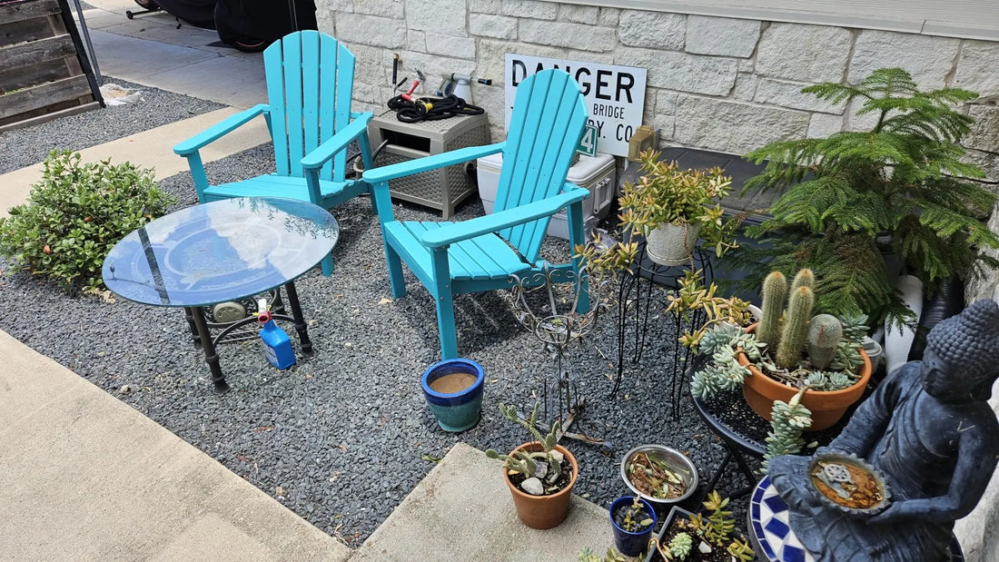 Adirondack-Chairs-Around-Fire-Pit-7-Tips-for-Ultimate-Comfort Plawdlik Furniture