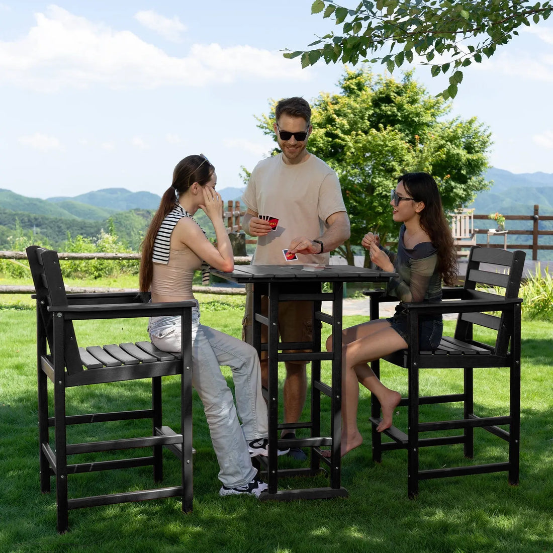 Customer Reviews: 3-Piece Folding Bistro Set Guide Plawdlik Furniture