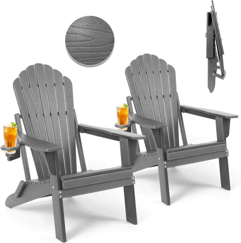 Premium-Folding-Adirondack-Chairs-with-Optional-Cup-Holder Plawdlik Furniture