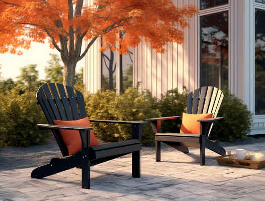 Embrace Sustainable Garden Solutions with Plawdlik HDPE Recycled Plastic Adirondack Chairs