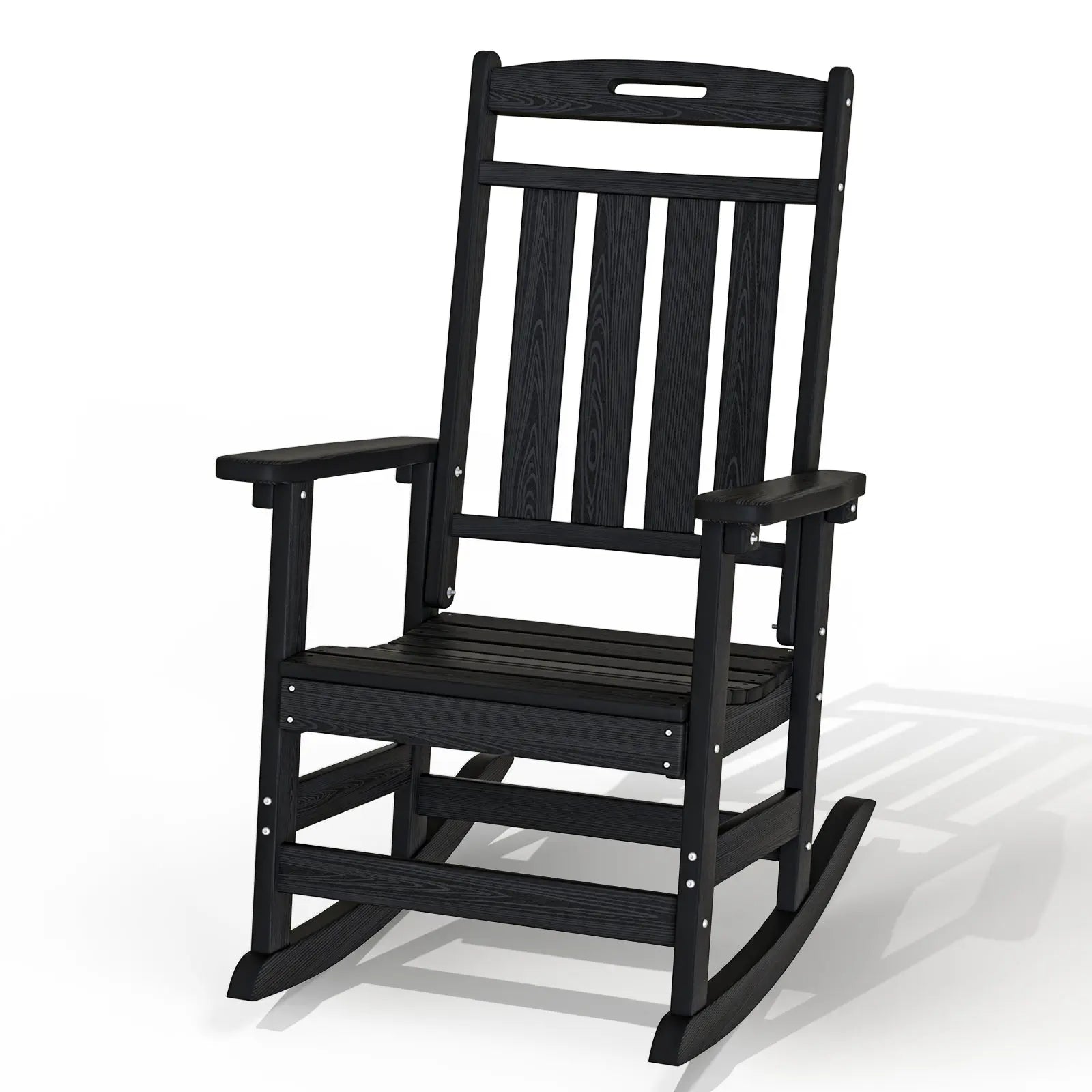 Outdoor Rocking Chair - Durable HDPE Patio Rocker for Porch & Garden
