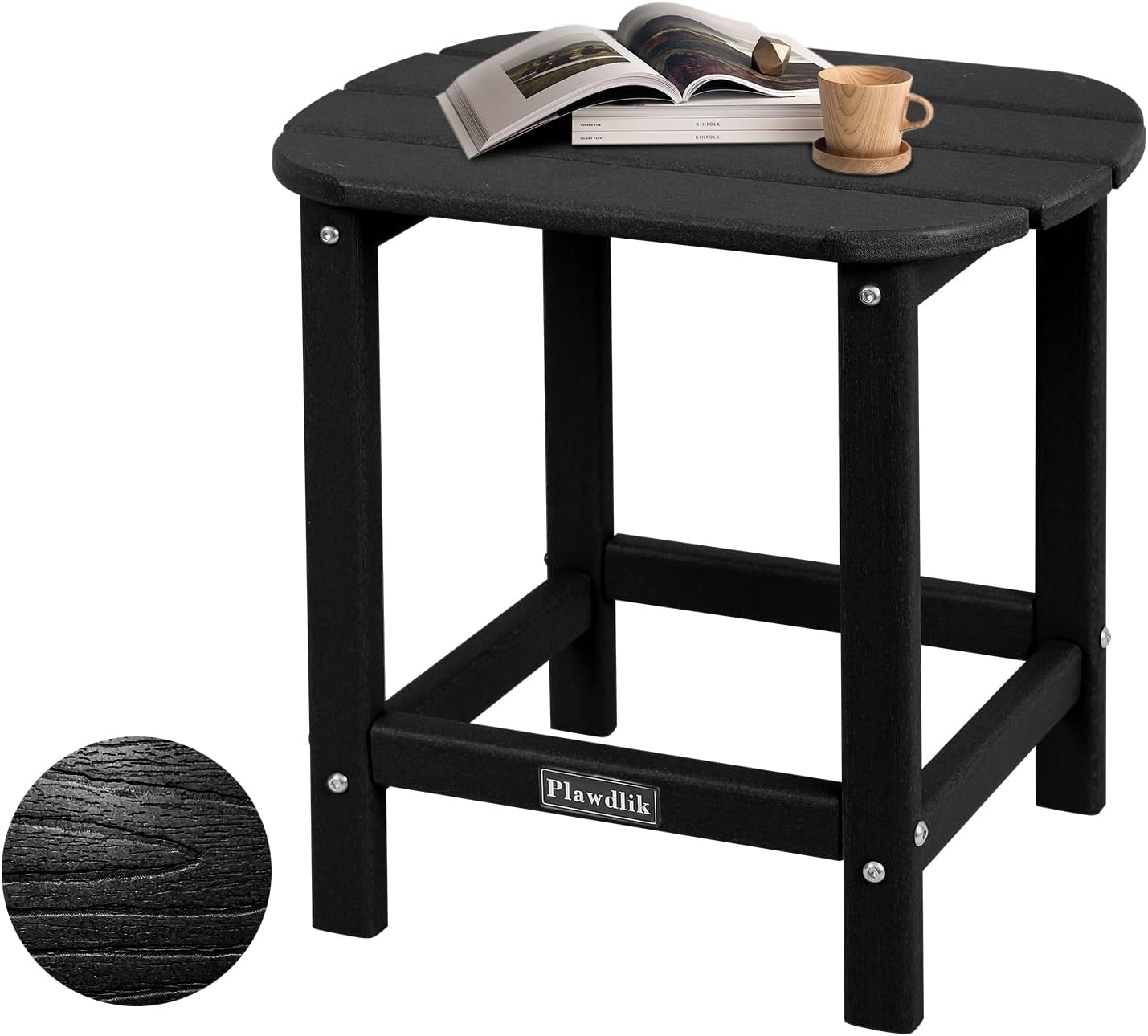 Plawdlik HDPE Adirondack Side Table